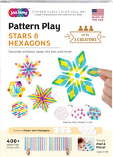 Suncatcher Pattern Play Set — Stars & Hexagons